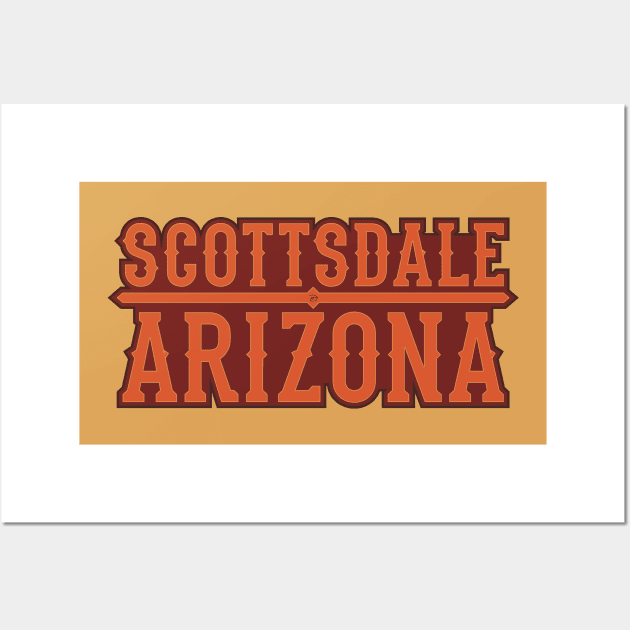 Scottsdale Arizona (Way Out West) Wall Art by dhartist